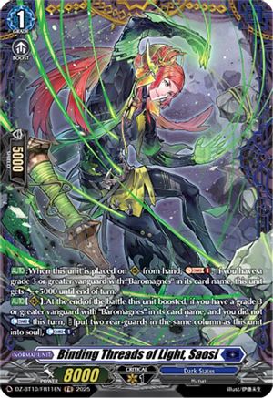 Binding Threads of Light, Saosi (FR) - DZ-BT10/FR11EN - Frame Rare