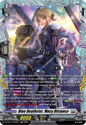 Blue Deathster, Macy Distance (FR) - DZ-BT10/FR20EN - Frame Rare