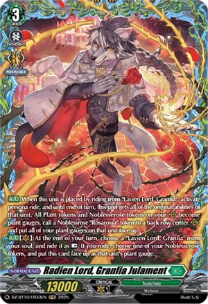 Radien Lord, Granfia Julament (FR) - DZ-BT10/FR33EN - Frame Rare