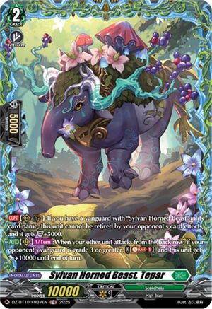 Sylvan Horned Beast, Tepar (FR) - DZ-BT10/FR37EN - Frame Rare