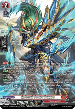 Sploosh Cutter Dragon (SR) - DZ-BT10/SR02EN - Silver Rare