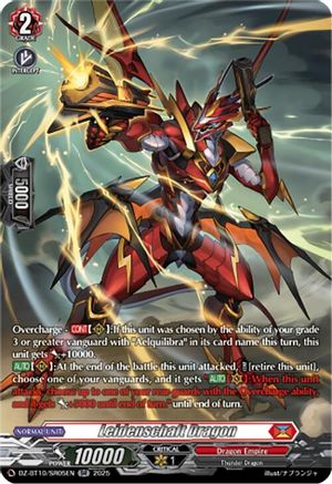 Leidenschaft Dragon (SR) - DZ-BT10/SR05EN - Silver Rare