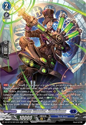 Steam Shooter, Kandalanu (SR) - DZ-BT10/SR12EN - Silver Rare