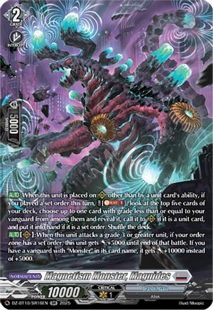 Magnetism Monster, Magnides (SR) - DZ-BT10/SR16EN - Silver Rare