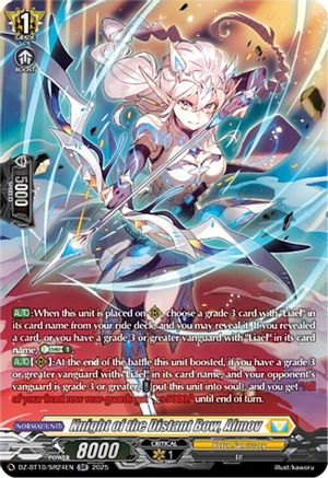 Knight of the Distant Bow, Almov (SR) - DZ-BT10/SR24EN - Silver Rare