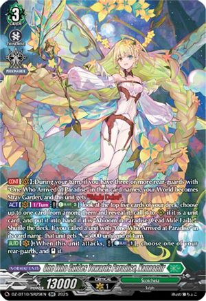 One Who Guides Towards Paradise, Nannaclir (SR) - DZ-BT10/SR29EN - Silver Rare