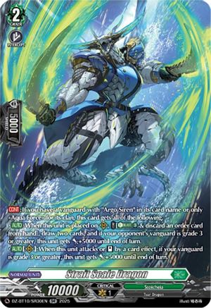 Strait Scale Dragon (SR) - DZ-BT10/SR30EN - Silver Rare