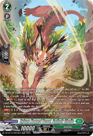 Sylvan Horned Beast, Cathair Cheile (SR) - DZ-BT10/SR33EN - Silver Rare