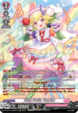 Juicy-Fruity, Tuarina (SR) - DZ-BT10/SR36EN - Silver Rare