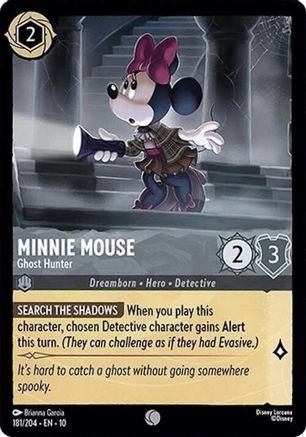 Minnie Mouse (Ghost Hunter) - 181/204 - Common