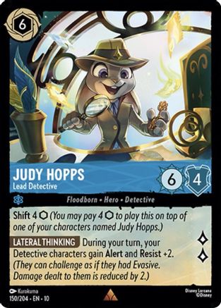Judy Hopps (Lead Detective) - 150/204 - Rare