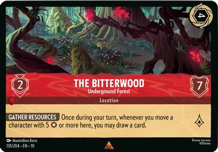 The Bitterwood (Underground Forest) - 135/204 - Rare