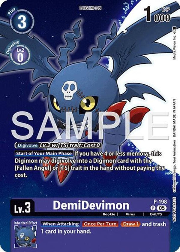 DemiDevimon (Digimon Story: Time Stranger Promo Pack) - P-198 - Promo