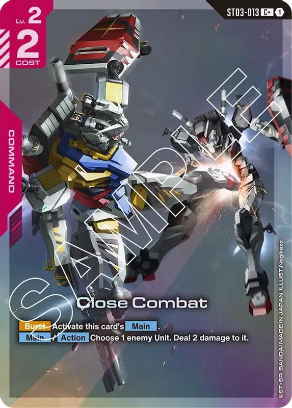 Close Combat (C+) (Alternate Art) - ST03-013 - Common+