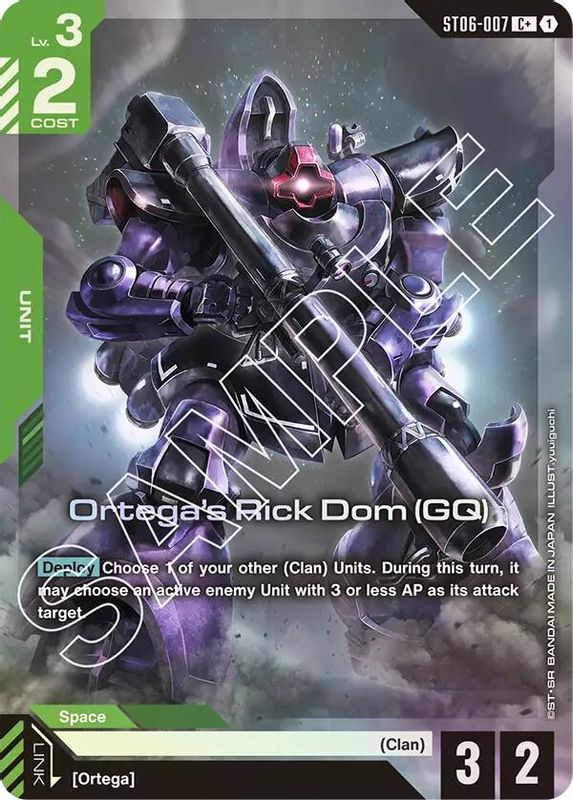 Ortega's Rick Dom (GQ) (C+) (Alternate Art) - ST06-007 - Common+