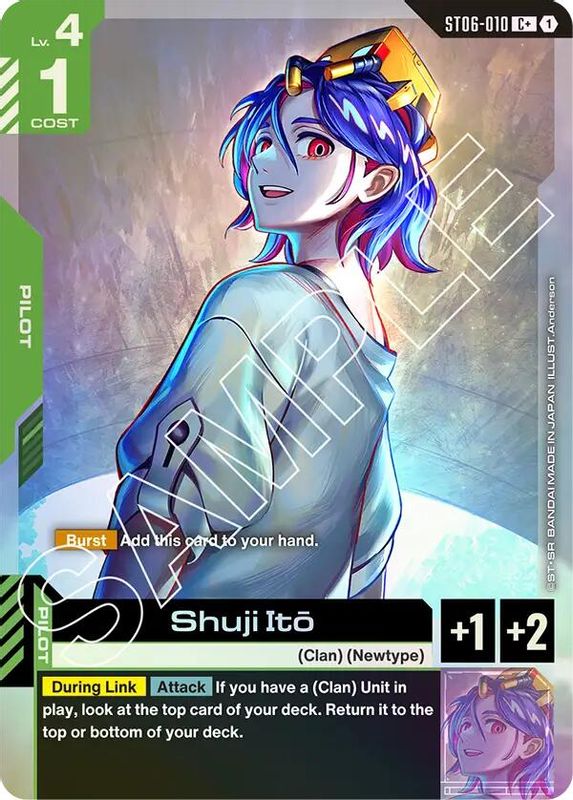 Shuji Ito (C+) (Alternate Art) - ST06-010 - Common+