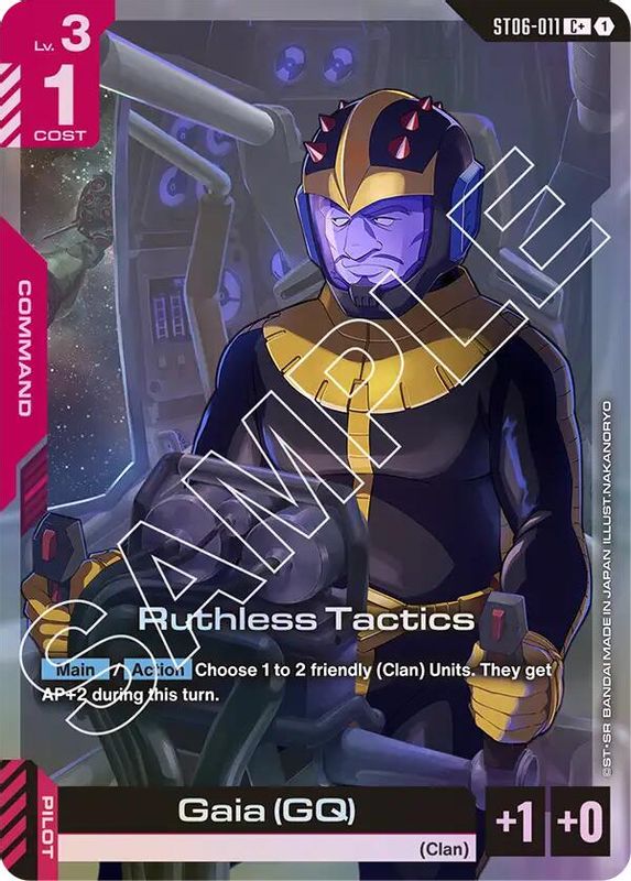 Ruthless Tactics (C+) (Alternate Art) - ST06-011 - Common+