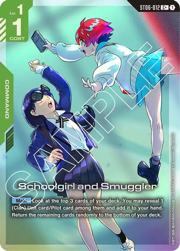 Schoolgirl and Smuggler (C+) (Alternate Art) - ST06-012 - Common+