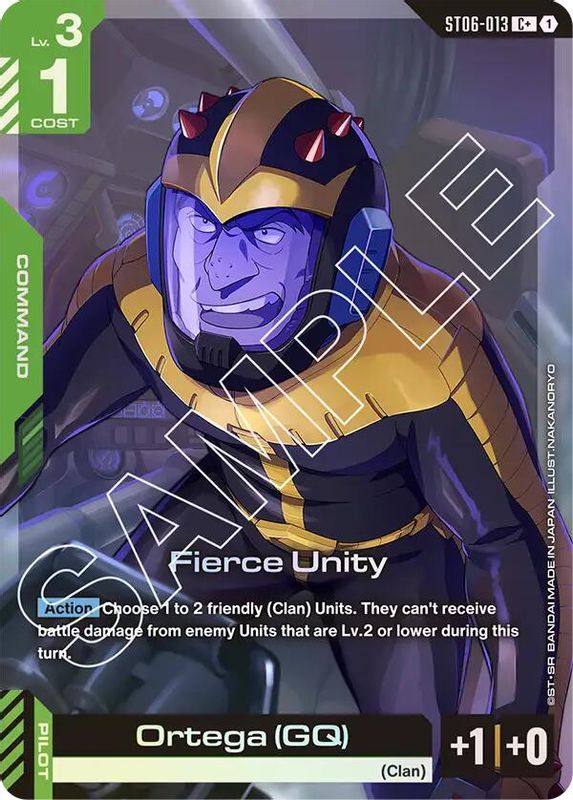 Fierce Unity (C+) (Alternate Art) - ST06-013 - Common+