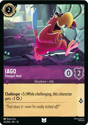 Iago (Stompin' Mad) - 43/204 - Uncommon