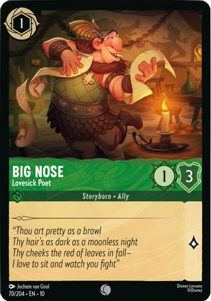 Big Nose (Lovesick Poet) - 70/204 - Common