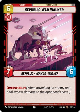 Republic War Walker - 173/264 - Common