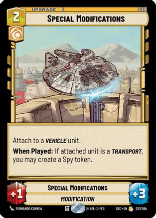 Special Modifications - 227/264 - Rare