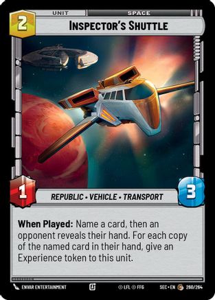Inspector's Shuttle - 260/264 - Common