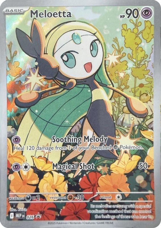 Meloetta - MEP026 - Illustration Rare