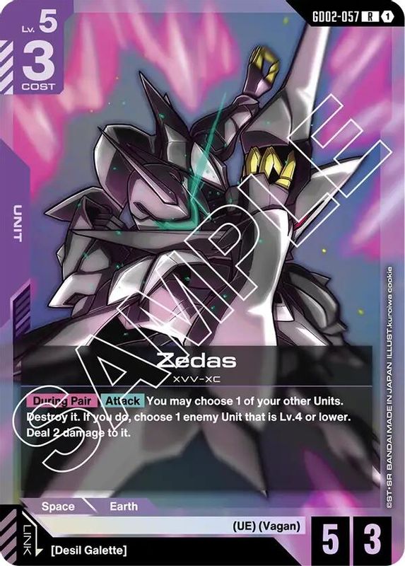 Zedas - GD02-057 - Rare