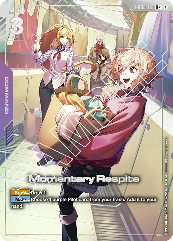 Momentary Respite (R+) (Alternate Art) - GD02-112 - Rare+