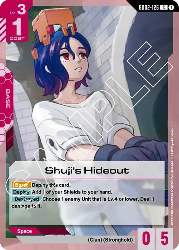 Shuji's Hideout - GD02-126 - Common