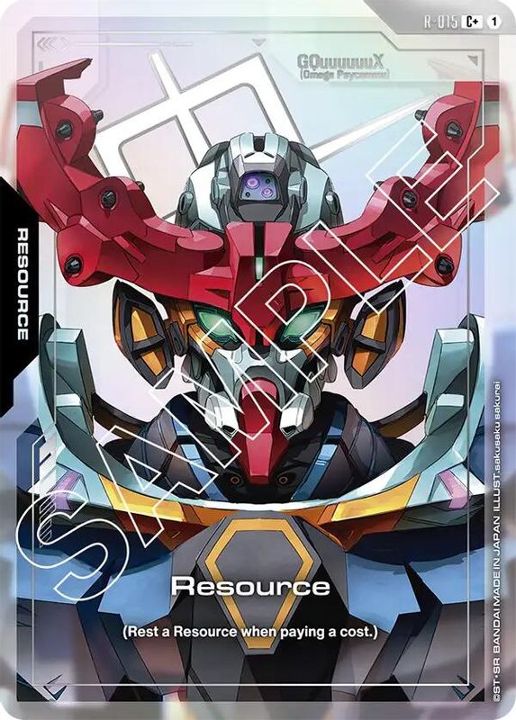 Resource (R-015) (C+) (Alternate Art) - R-015 - Common+