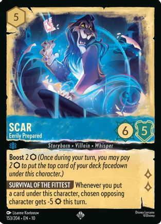 Scar (Eerily Prepared) - 153/204 - Super Rare