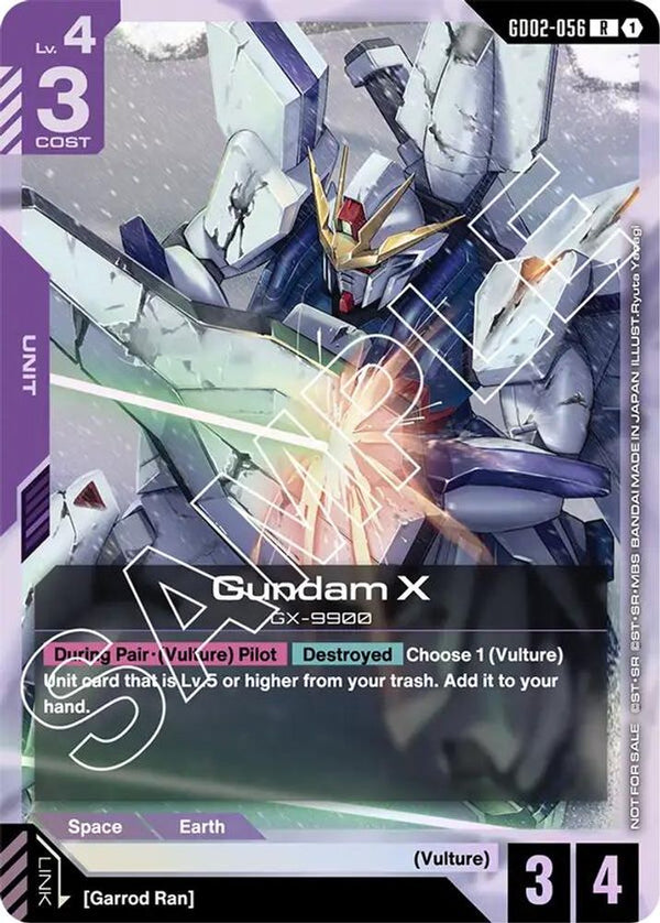 Gundam X (GD02-056) (Store Tournament Participant Pack 02) - GD02-056 - Rare
