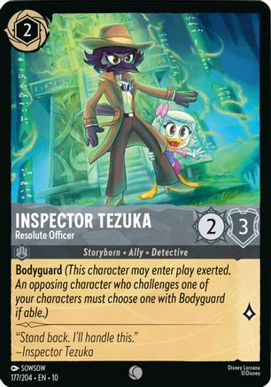 Inspector Tezuka (Resolute Officer) - 177/204 - Common