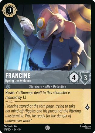 Francine (Eyeing the Evidence) - 176/204 - Common