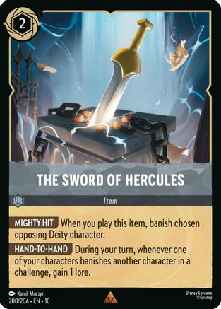 The Sword of Hercules - 200/204 - Rare