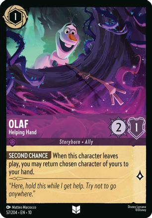 Olaf (Helping Hand) - 57/204 - Uncommon