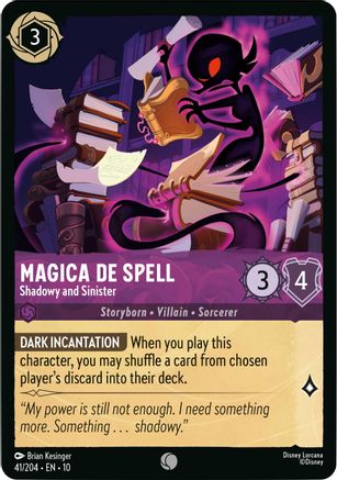 Magica De Spell (Shadowy and Sinister) - 41/204 - Common