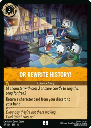 Or Rewrite History! - 27/204 - Uncommon