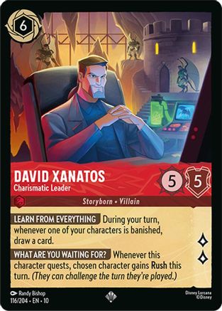 David Xanatos (Charismatic Leader) - 116/204 - Super Rare