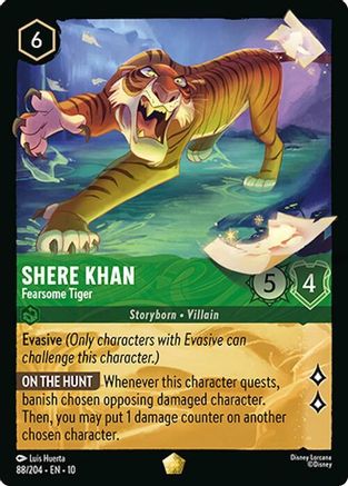 Shere Khan (Fearsome Tiger) - 88/204 - Legendary