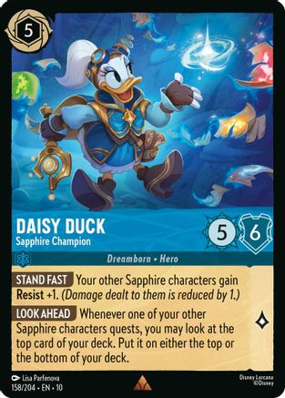 Daisy Duck (Sapphire Champion) - 158/204 - Rare
