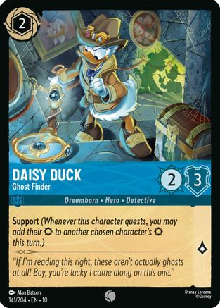 Daisy Duck (Ghost Finder) - 141/204 - Common