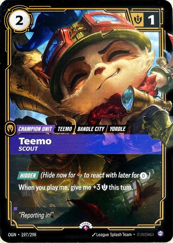 Teemo - Scout - 197/298 - Promo (Non-Foil)