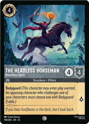 The Headless Horseman (Relentless Spirit) - 194/204 - Common