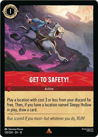 Get to Safety! - 130/204 - Rare