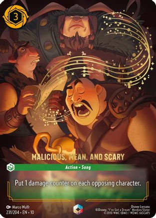 Malicious, Mean, and Scary (Enchanted) - 231/204 - Enchanted