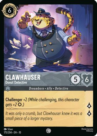 Clawhauser (Donut Detective) - 175/204 - Common